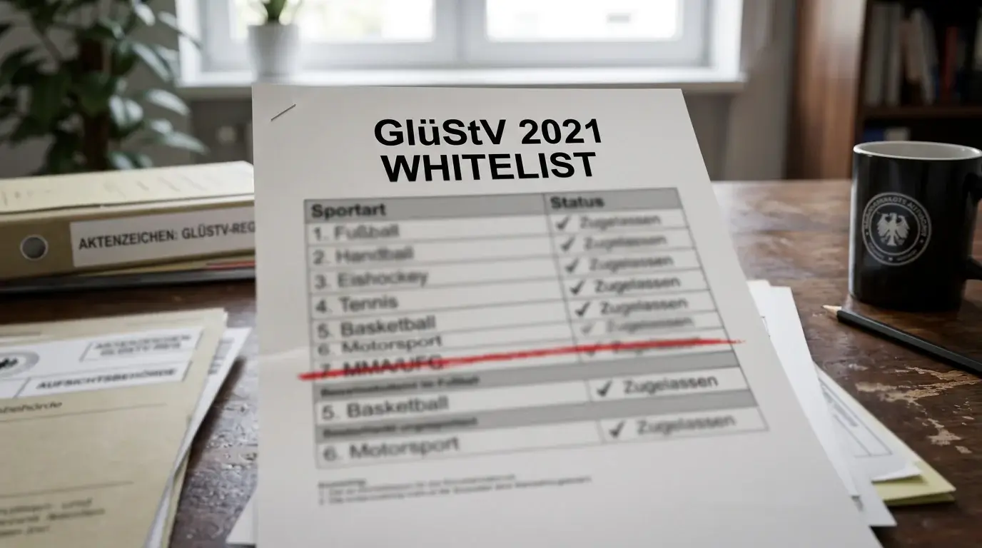 GlüStV 2021 Whitelist erklärt – MMA und UFC fehlen auf der Liste erlaubter Sportwettmärkte in Deutschland