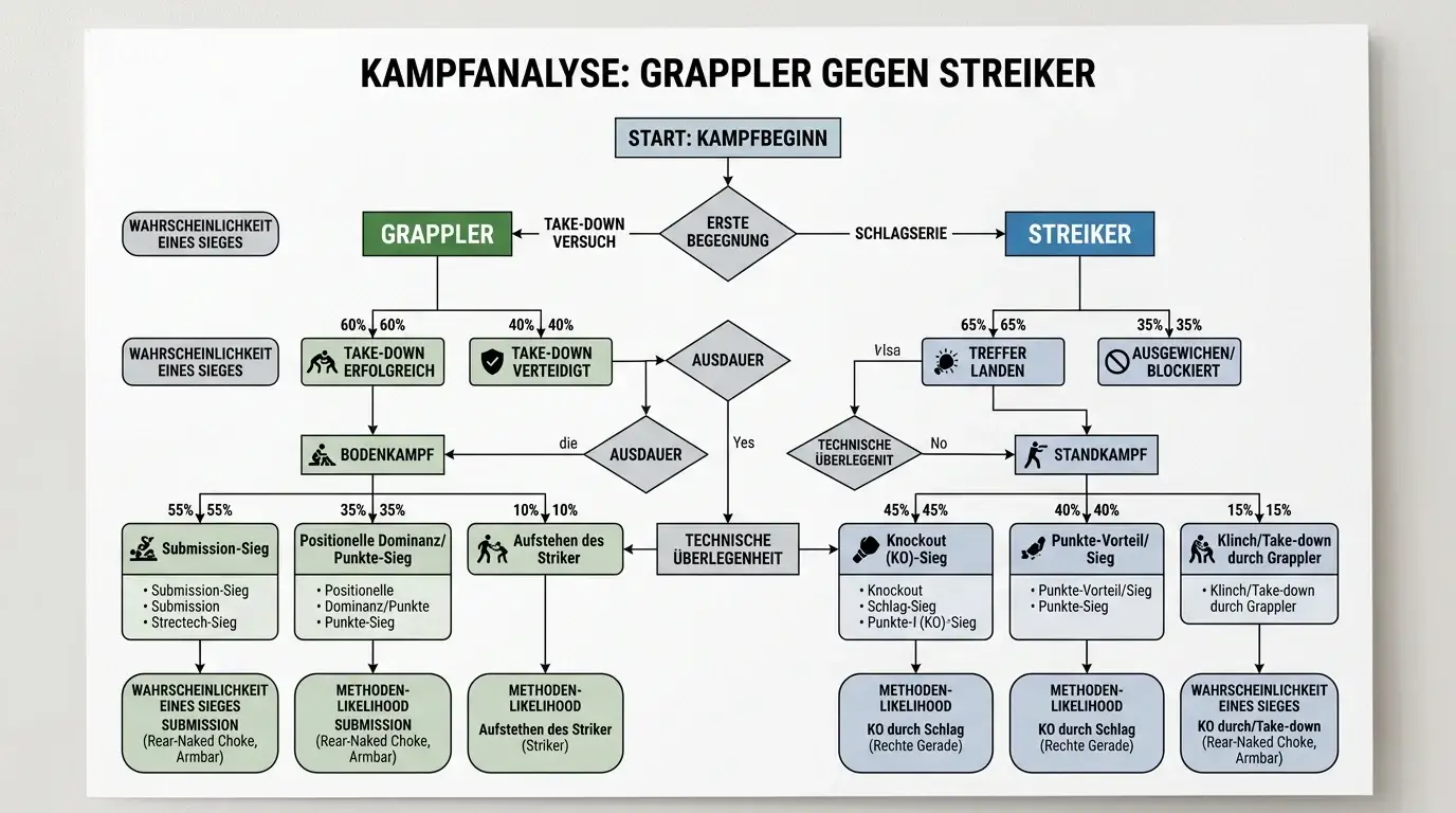 Methodenwette UFC Strategie für Grappler gegen Striker – Stilmatchup-Analyse für MMA-Einsteiger