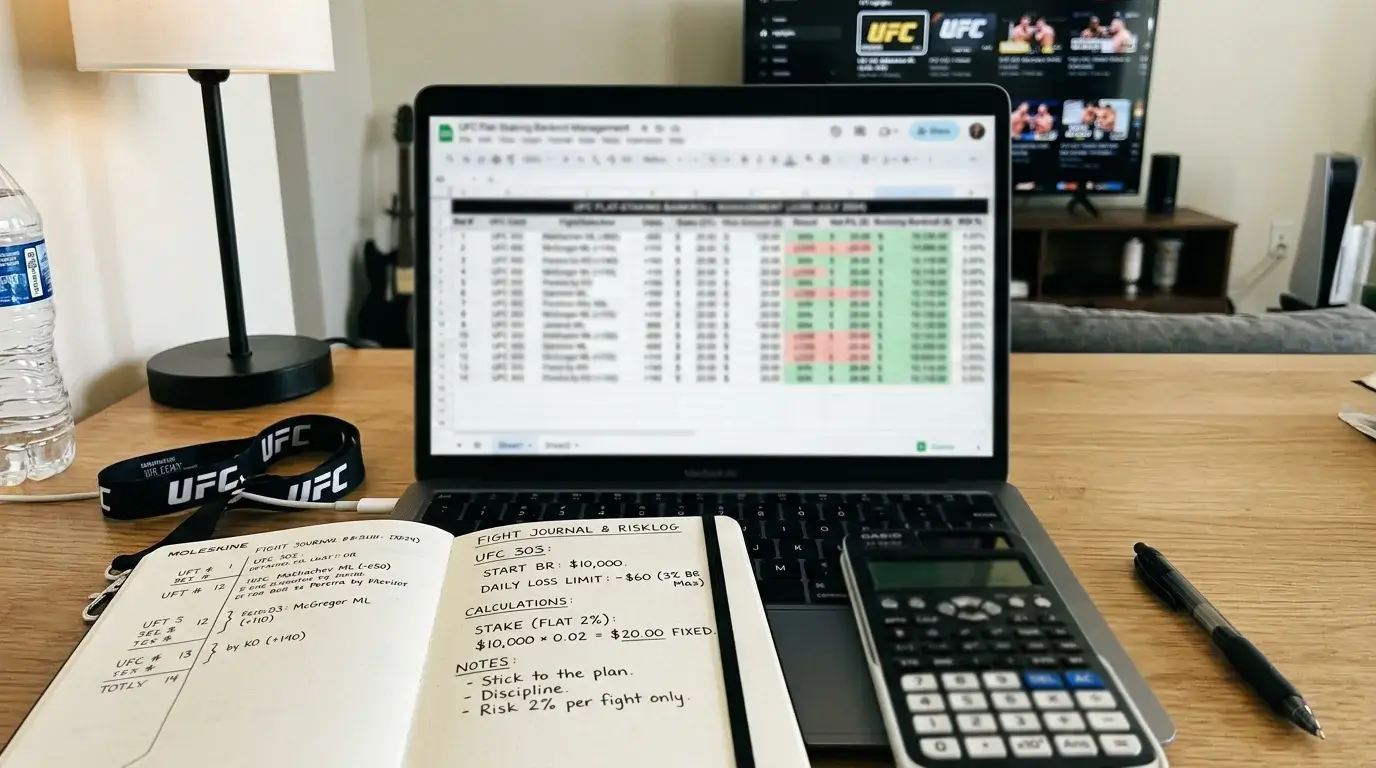 Bankroll Management bei MMA-Wetten – Staking-Modell und Einsatz pro UFC-Kampf berechnen