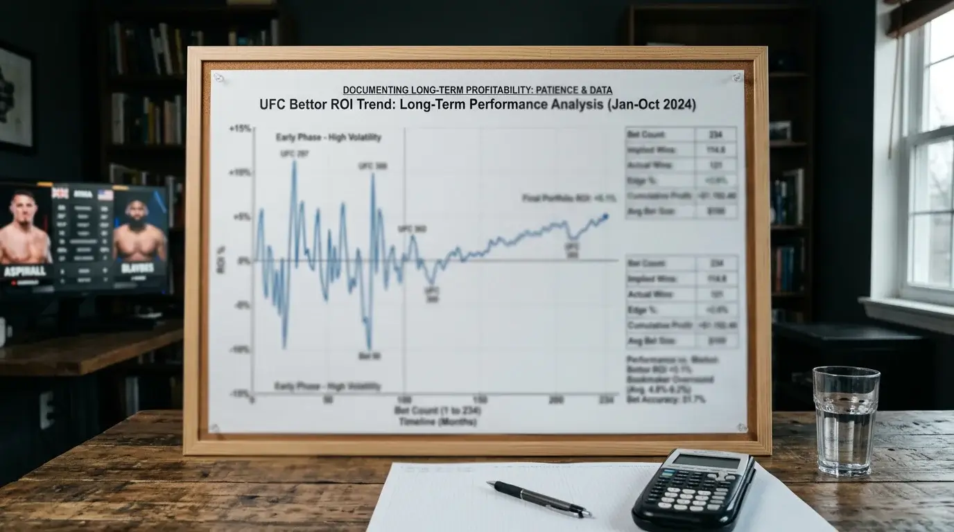 Langfristige MMA-Wetten Profitabilität – ROI-Analyse und systematisches Wettverhalten über UFC-Karten hinweg