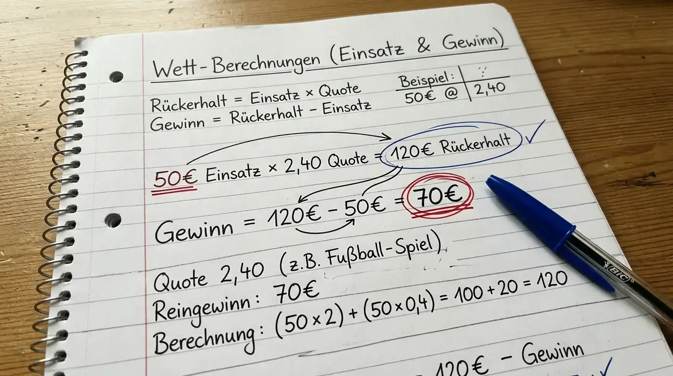 Berechnung von Gewinn und Gesamtrückerhalt aus Dezimalquoten bei UFC MMA-Wetten – Schritt-für-Schritt-Beispiel