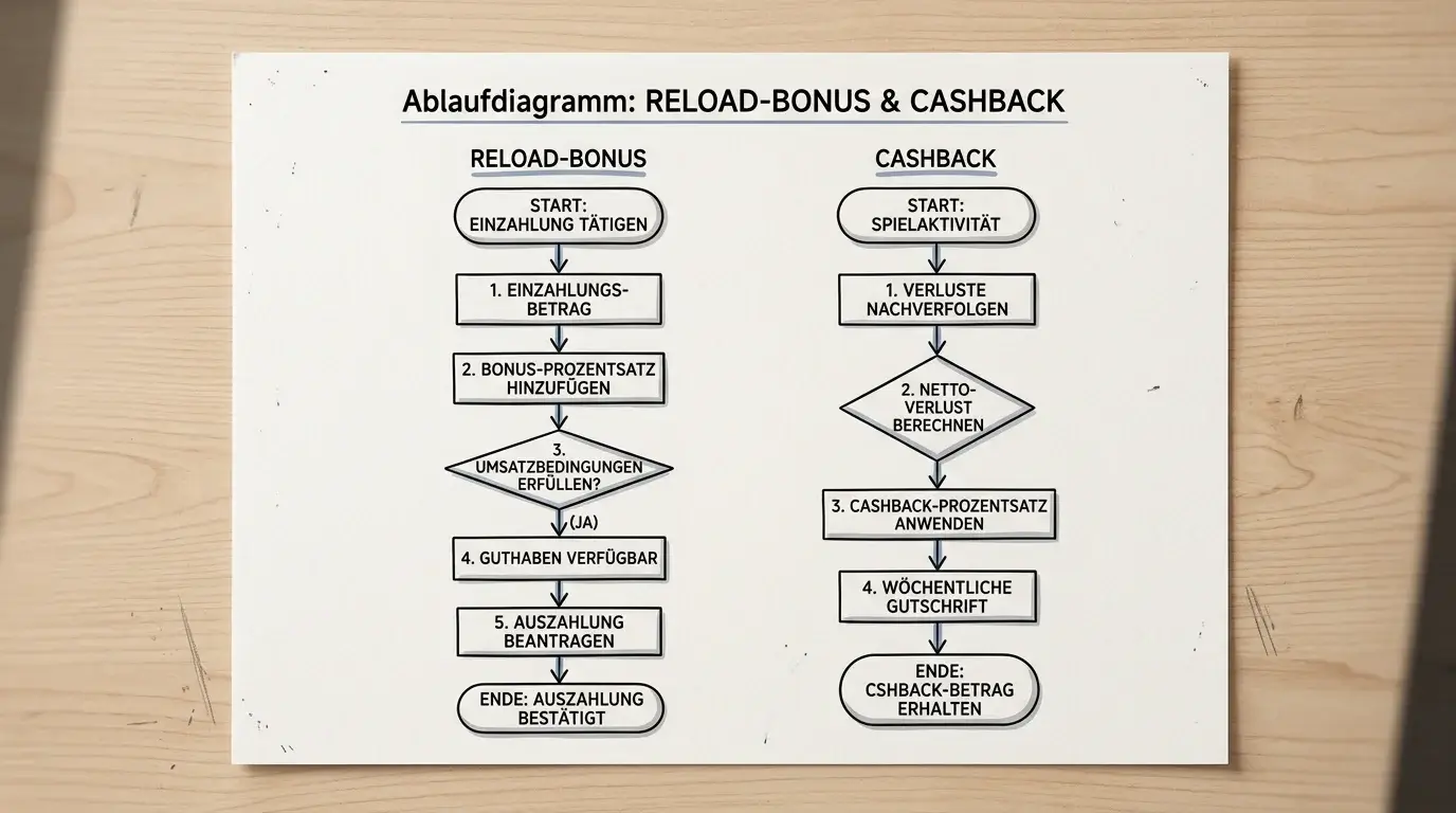 Unterschied zwischen Reload-Bonus und Cashback für MMA-Wetten Bestandskunden erklärt