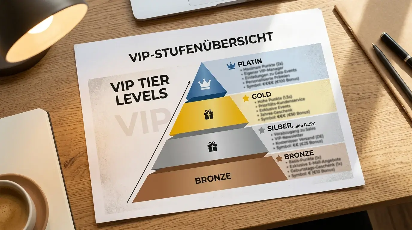 VIP-Programm-Stufen bei internationalen MMA-Buchmachern mit Einstiegsvolumina und Vorteilen