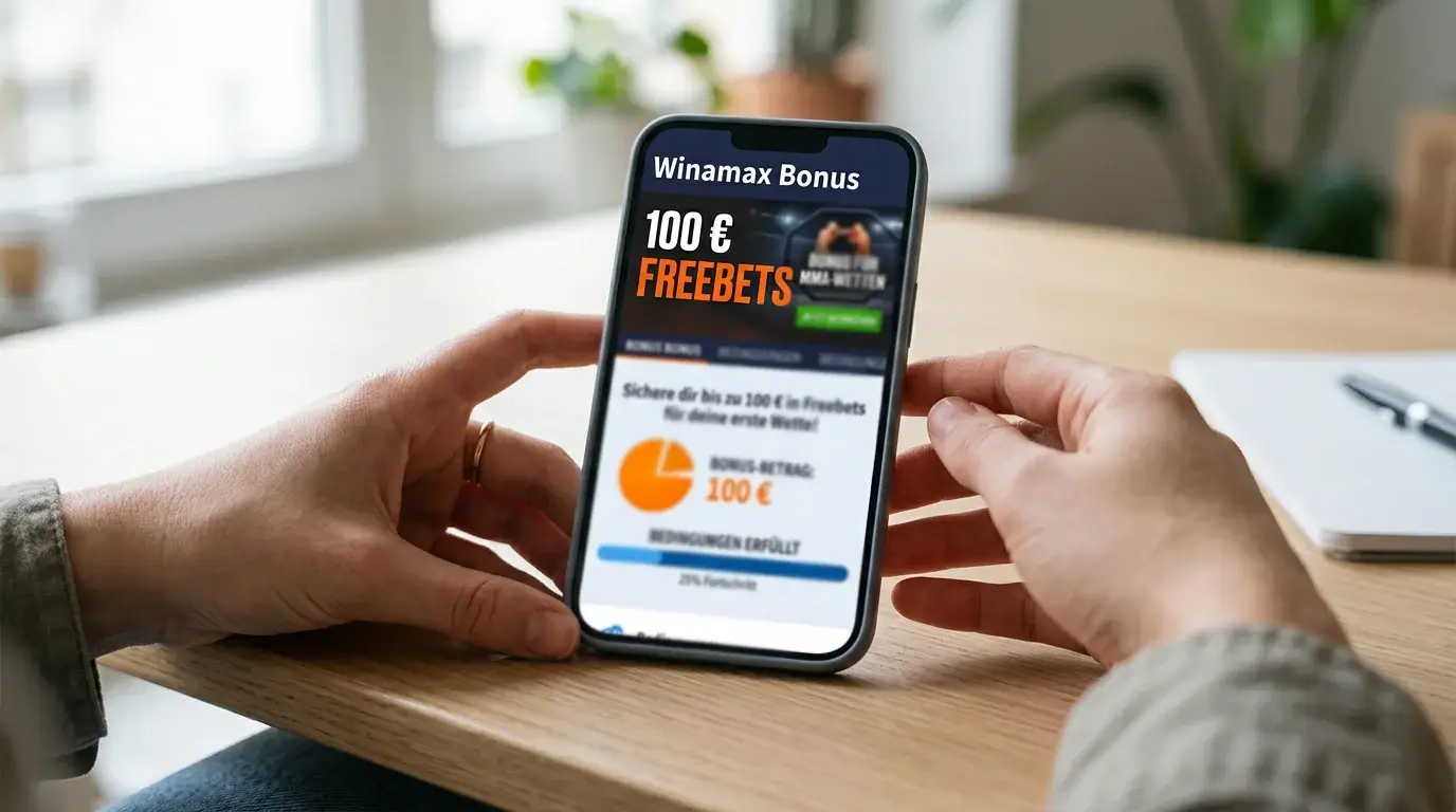 Winamax MMA Wetten Bonus – 100 Euro Freebets für UFC und MMA auf einen Blick